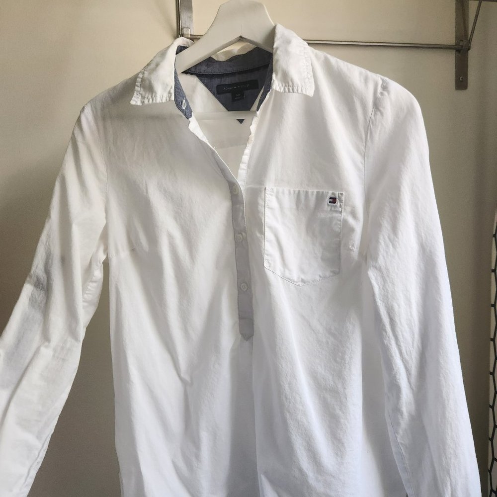 Tommy Hilfiger White Button Up